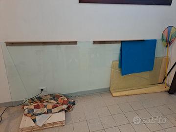 piano in vetro tavolo o dovisorio 