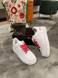 Nike Air Force 1 Low Supreme White 45