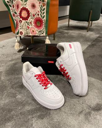 Nike Air Force 1 Low Supreme White 45