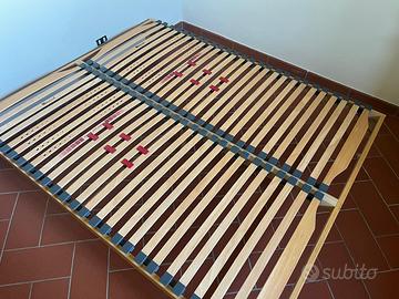Rete ortopedica legno Faggio matrimoniale