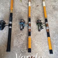 Canne da pesca e casetta