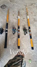 Canne da pesca e casetta