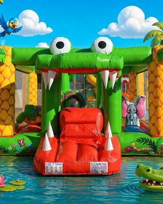 Gioco Gonfiabile Saltarello per Baby Parking