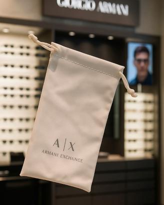 Sacca morbida originale Armani Exchange – bianca
