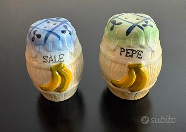 Set Sale e Pepe Vintage Ceramica Lavorata