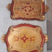 vassoi in legno decorati
