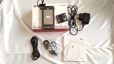 Cellulare touch LG kp500 completo + batteria extra