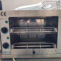 Fornetto elettrico a 2 piani per toast, bruschetto