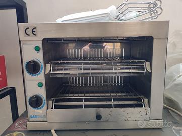 Fornetto elettrico a 2 piani per toast, bruschetto