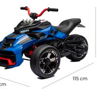 MINI QUAD PER BAMBINI ATV 3.0 blu
