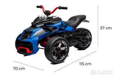 MINI QUAD PER BAMBINI ATV 3.0 blu