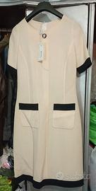 Abito vintage 80 alta sartoria Roma pura lana L