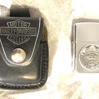 ZIPPO RARISSIMO HARLEY DAVIDSON VIKING + CUSTODIA