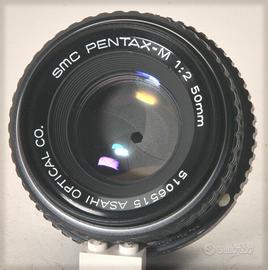 ASAHI SMC PENTAX-PRIME 1:2 50mm M Lente