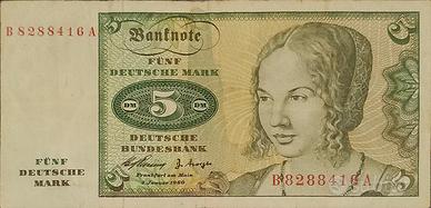 Banconota da 5 Deutsche Mark – Germania Ovest