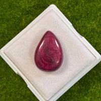 Rubino rosso 20.50 ct Naturale taglio goccia