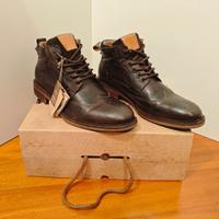 Stivaletto Uomo in Pelle Marrone taglia 42