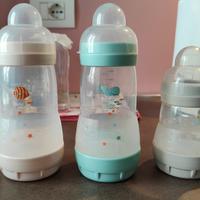 3 Biberon MAM anticolica