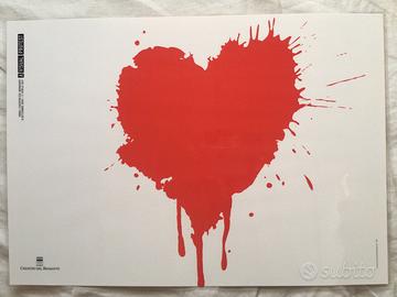 Banksy - HEART - A visual Protest - gadget mostra