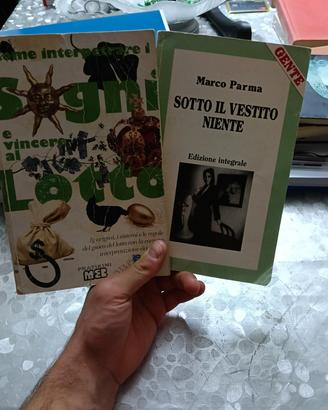 2 Libri usati, un romanzo e un libro a caso vicino