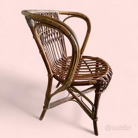 Poltroncina in midollino