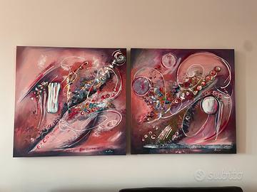 Quadri astratti Primavera