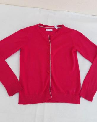 Cardigan cotone rosa fucsia, Bambina 8 /10 Okaidi