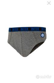 Slip Uomo INTER Grigio Scuro Melange -Taglia XL