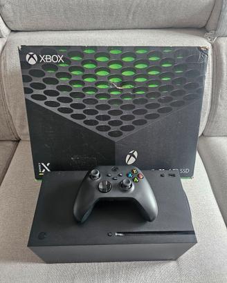 Microsoft Xbox Series X 1TB SSD boxata completa