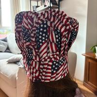Cappello da chef con bandiera americana
