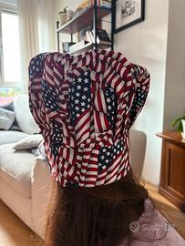 Cappello da chef con bandiera americana