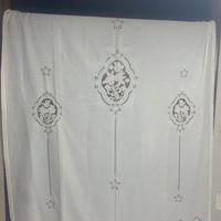 Splendida tenda in lino 100% fatta a mano