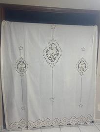 Splendida tenda in lino 100% fatta a mano