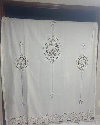 Splendida tenda in lino 100% fatta a mano