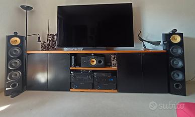 B&W 803D2 + HTM2 DIFFUSORI STEREO CANALE CENTRALE 