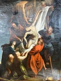 Dipinto antico olio su tela