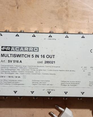 FRACARRO MULTISWITCH SV516A SAT