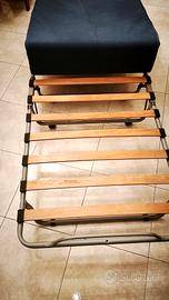 Letto Brandina Pieghevole a Doghe con Materasso

