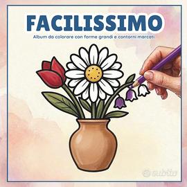 Libro da Colorare "Facilissimo" - Disegni Grandi