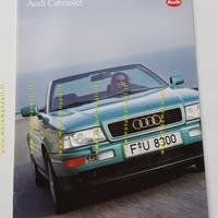 Audi Cabriolet 1993 depliant auto epoca ITALIANO
