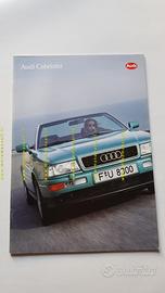 Audi Cabriolet 1993 depliant auto epoca ITALIANO