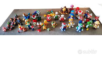 Collezione completa di giocattoli super Mario