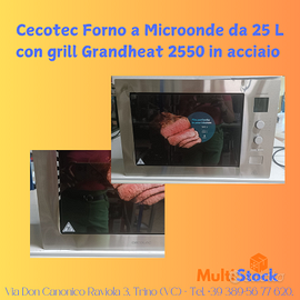 Cecotec Forno a Microonde da 25 L con grill