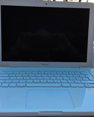 1 MacBook  14  modello bianco 2010 display fun