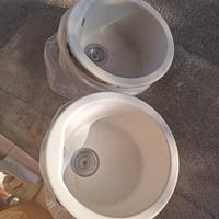 2 vasche da lavandino 