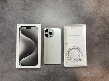 iPhone 15 Pro Max 256GB White Titanium