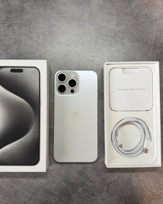 iPhone 15 Pro Max 256GB White Titanium