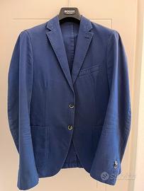 Giacca Ader tg.48 in Cotone Blu elettrico