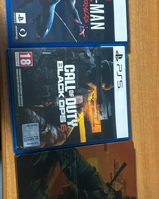Spiderman e Call of duty ps5