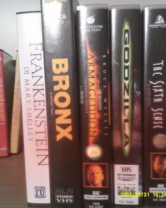 vhs vario genere (elenco in descrizione)